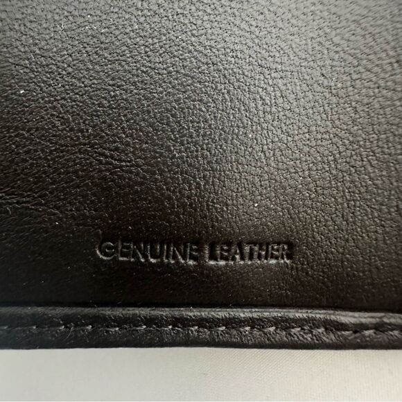 Vintage Perry Ellis Soft Genuine Leather Brown Wallet - Picture 3 of 12